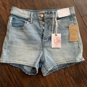 New high waisted jeans shorts